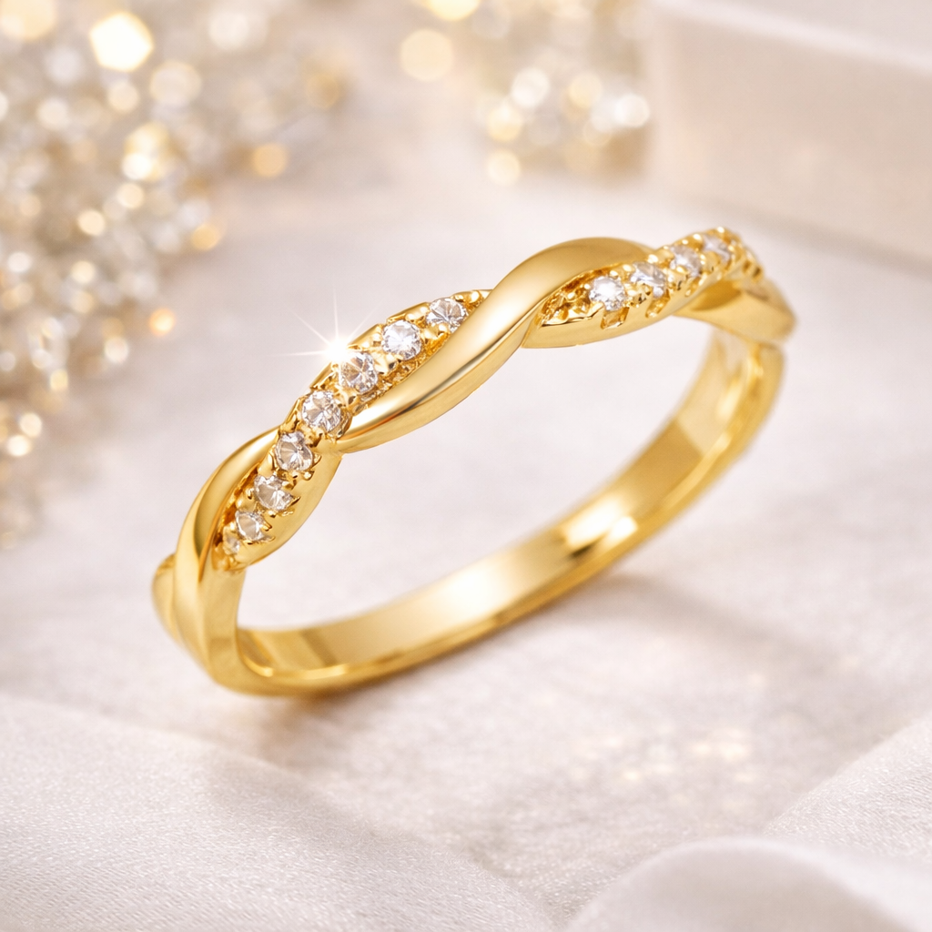 Trio Glamour – Bague + Bracelet + Collier